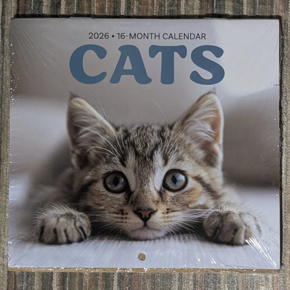 2026 Calendar CATS 16 Month Wall 11